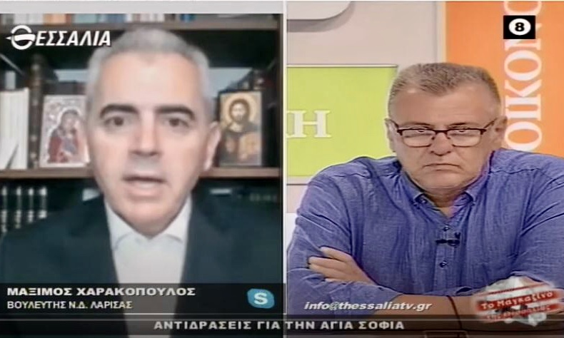 Ο Μάξιμος Χαρακόπουλος στο Θεσσαλία TV