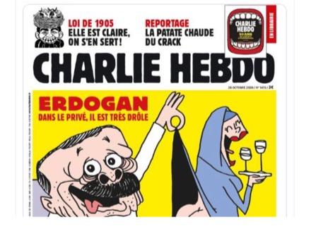 Σκίτσο του CHARLIE HEBDO με τον Ερντογάν προκαλεί σάλο στην Άγκυρα