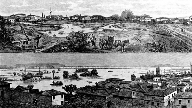 Η πλημμύρα που έγινε στη Λάρισα το 1883