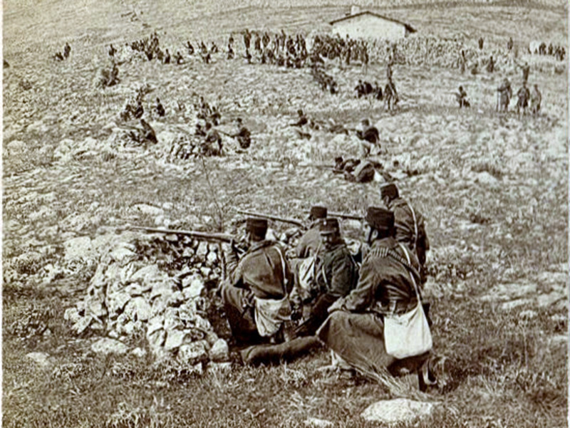 Ντοκουμέντο η φωτογραφία ελήφθη στον Τύρναβο τον Απρίλιο του 1897 στην μάχη εναντίον των Τούρκων…