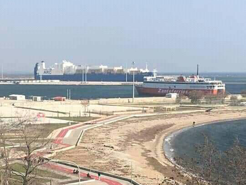 Έφτασε στην Αλεξανδρούπολη το Αμερικανικό μεταγωγικό πλοίο ENDURANCE-(24.2.2021)