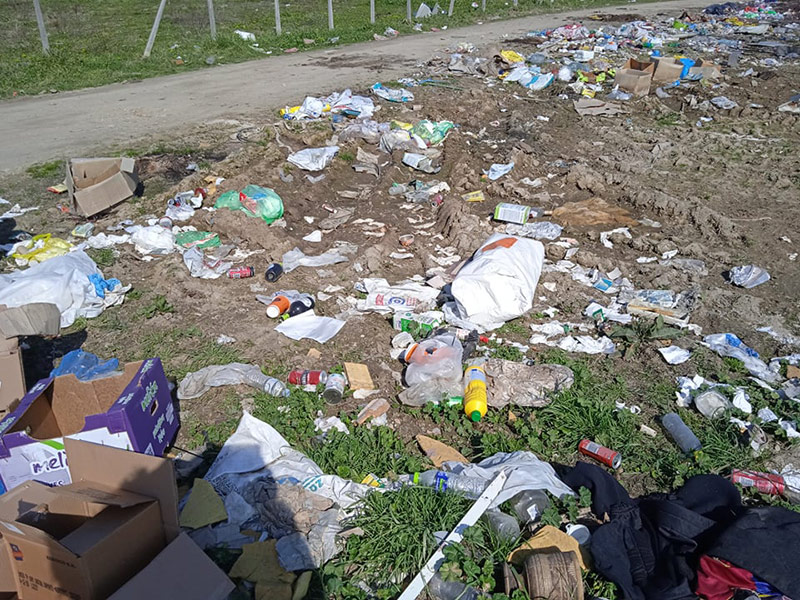 Εικόνες ντροπής με παράνομη χωματερή στον Τύρναβο