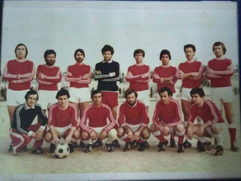 Η ομάδα της Νίκης Τυρνάβου το έτος 1979