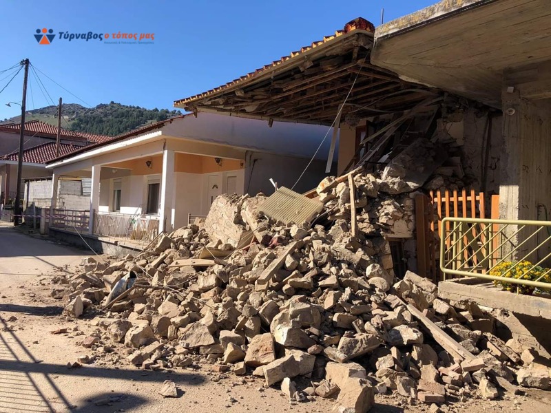 Παράταση της κατάστασης έκτακτης ανάγκης στον Δήμο Τυρνάβου λόγω σεισμού μέχρι τον Σεπτέμβριο του 2024