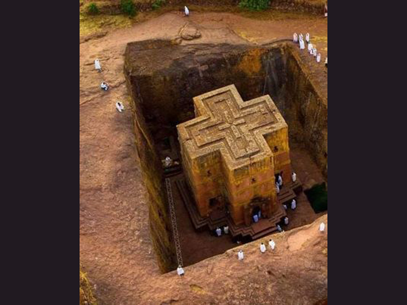 Ιερός Ναός Αγίου Γεωργίου Αιθιοπίας, θεωρείται το «όγδοο θαύμα του κόσμου»!