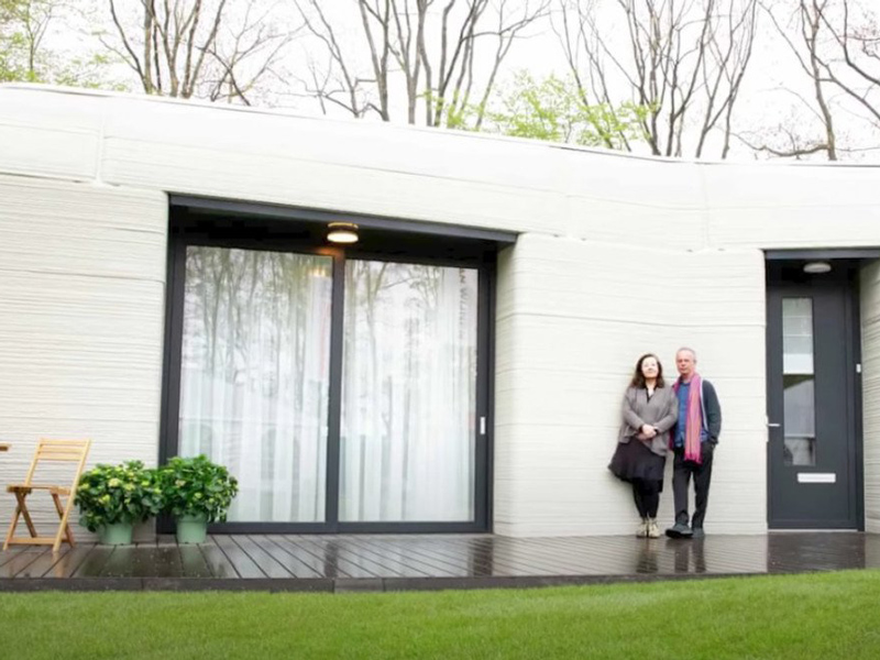 Το πρώτο αποκλειστικά 3d – printed σπίτι βρήκε ενοίκους στην Ολλανδία
