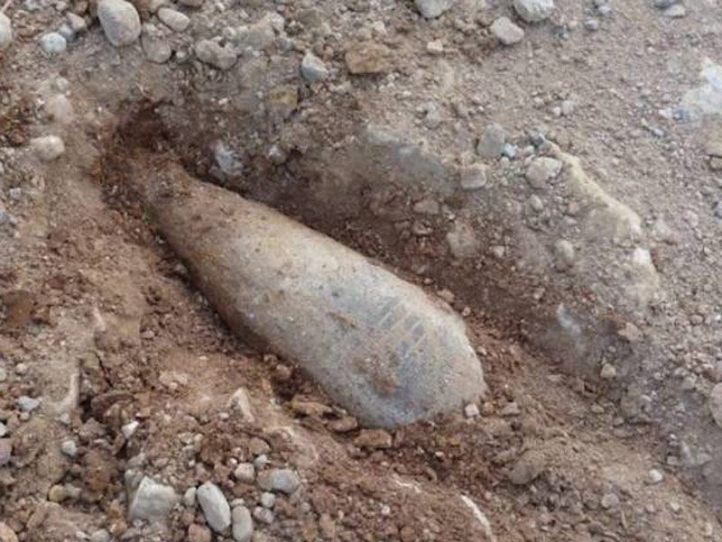 Βρέθηκε παλιά οβίδα σε χωράφι στο Αργυροπούλι