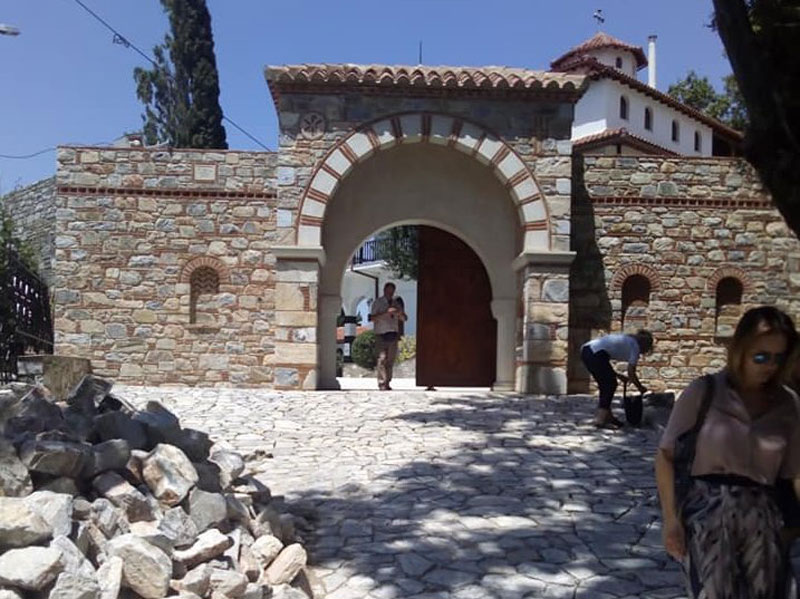 Ασφαλή πρόσβαση στην Ι.Μ. Παναγίας Οδηγήτριας στην Πορταριά  δίνει η Περιφέρεια Θεσσαλίας