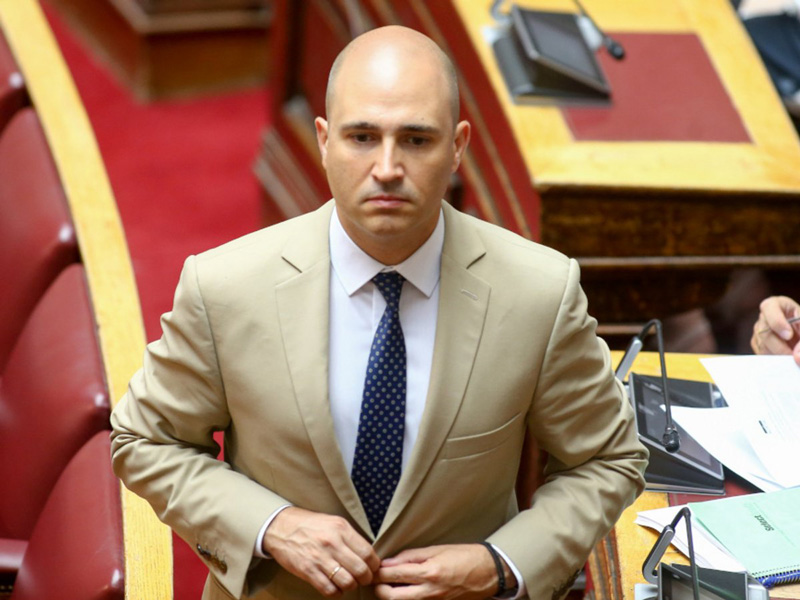 Με απόφαση του Πρωθυπουργού διεγράφη ο βουλέυτής Κωνστατνίνος Μπογδάνος από τη Νέα Δήμοκρατία