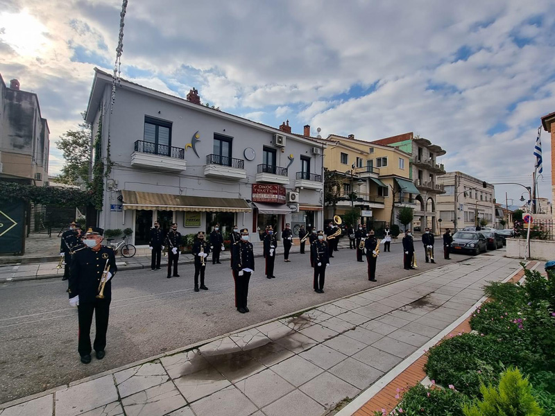 Η Φιλαρμονική του Δήμου Τυρνάβου στις εκδηλώσεις της 28ης Οκτωβρίου (βίντεο)