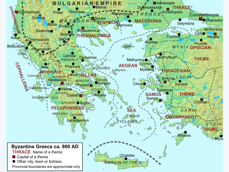 Οι εχθροί της Βυζαντινής Αυτοκρατορίας εισβάλλουν στην Θεσσαλία