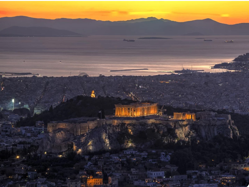Εντυπωσιακή δορυφορική φωτογραφία της Αθήνας από ύψος 786 χιλιομέτρων