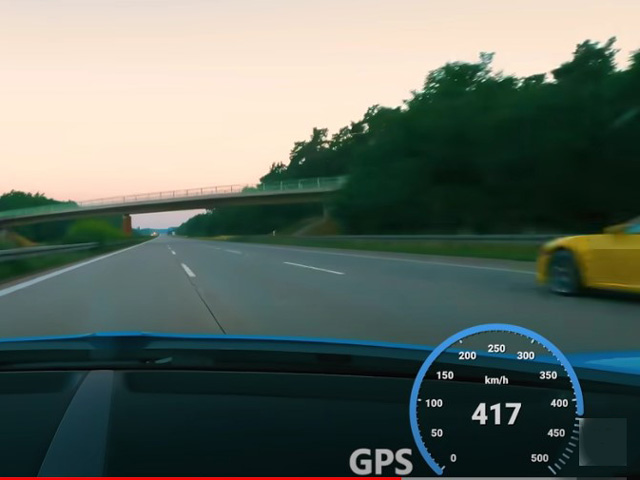 Viral έγινε το βίντεο με οδηγό να τρέχει με 417 χλμ. σε αυτοκινητόδρομο της Γερμανίας