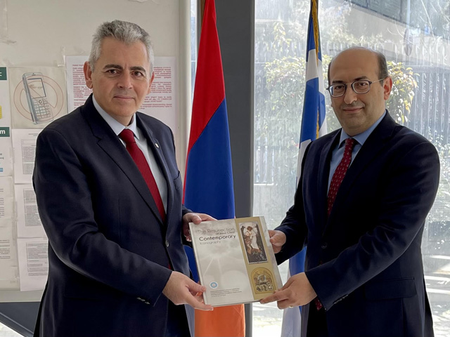 Συνάντηση Μάξιμου με νέο Πρέσβη Αρμενίας: Να διαφυλαχθούν τα αρμένικα χριστιανικά μνημεία στο Ναγκόρνο Καραμπάχ