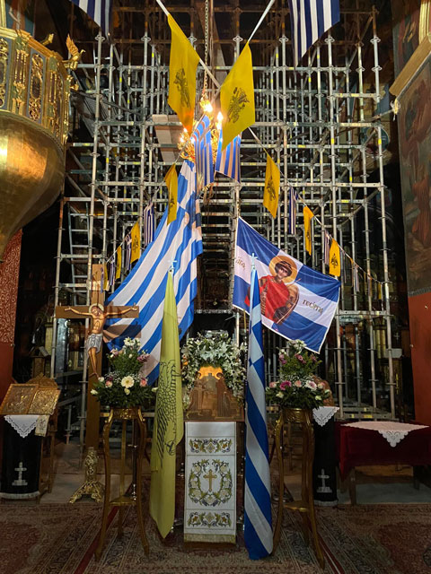 Ανυπομονησία των πιστών της ενορίας του Αγίου Γεωργίου Τυρνάβου, για το ναό αλλά και ανησυχία