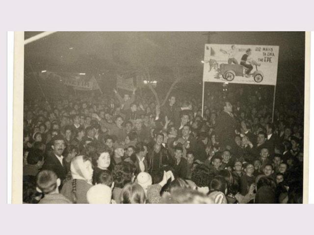 Προεκλογική συγκέντρωση στον Τύρναβο ( 12 ΦΕΒΡΟΥΑΡΙΟΥ 1964)