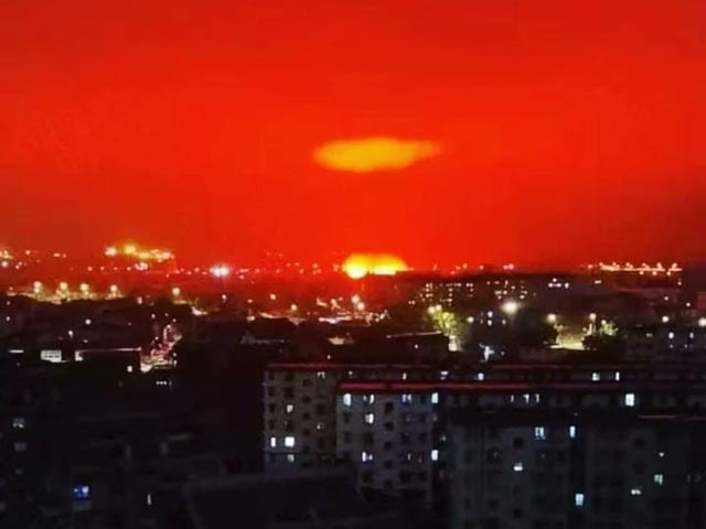 Κόκκινος ουρανός στην Κίνα – Τρόμαξαν οι κάτοικοι της Ζουπάν (βίντεο)