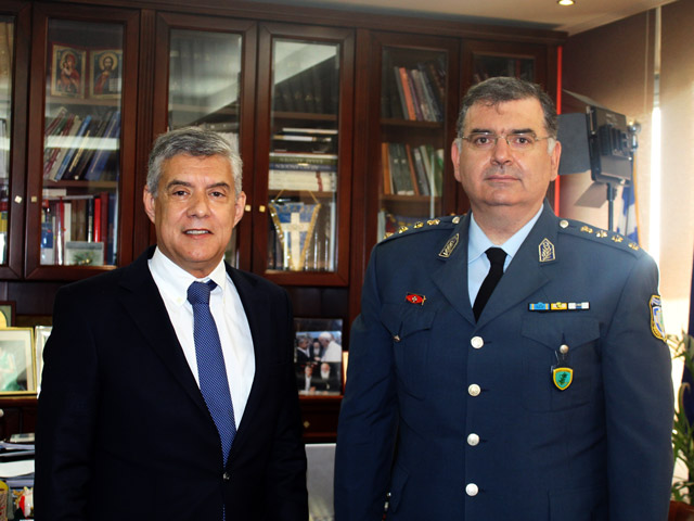 Συνάντηση του Περιφερειάρχη Θεσσαλίας με τον νέο Αστυνομικό Διευθυντή Λάρισας