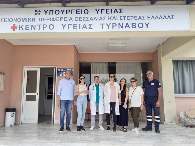 Επίσκεψη στο Κέντρο Υγείας Τυρνάβου πραγματοποίησαν δημοτικοί σύμβουλοι της ΣυνΠολιτεια