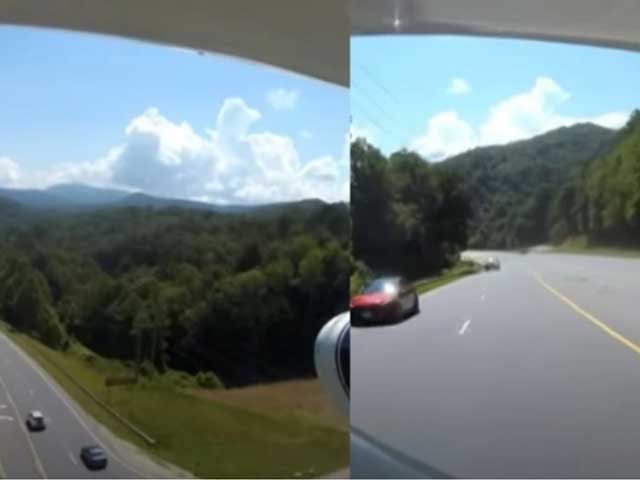 Πιλότος στις ΗΠΑ κάνει αναγκαστική προσγείωση σε αυτοκινητόδρομο – Βίντεο που κόβει την ανάσα
