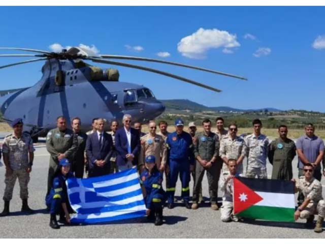 Πυροσβεστικό ελικόπτερο Mi-26 από την Ιορδανία στην Ελλάδα