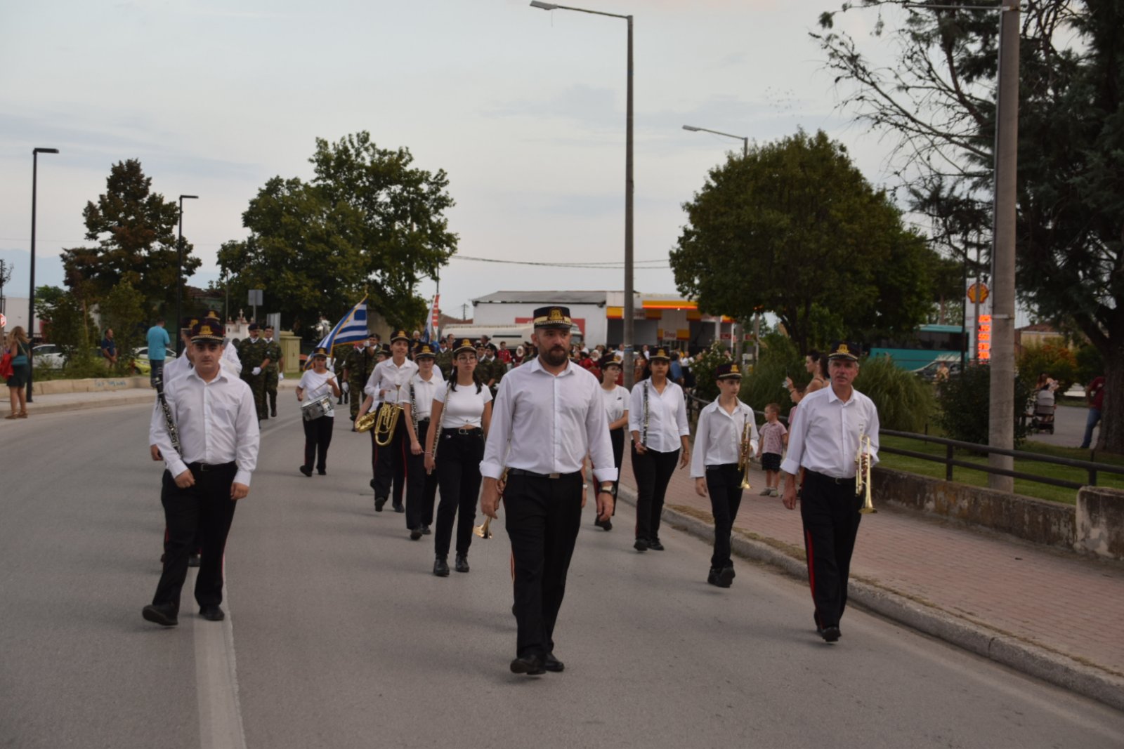 Η Φιλαρμονική του Δήμου Τυρνάβου στην εκδήλωση αναπαράσταση της εισόδου του Ελληνικού στρατού του Τυρνάβου
