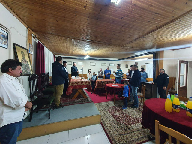 Αγιασμός στην Σχολή Βυζαντινής Μουσικής παράρτημα Τυρνάβου