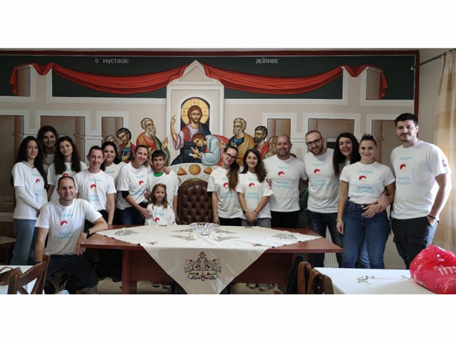 Στη Φοιτητική Εστία Θηλέων της Ιεράς Μητροπόλεως Λαρίσης και Τυρνάβου εθελοντές της εταιρείας ΚΩΤΣΟΒΟΛΟΣ