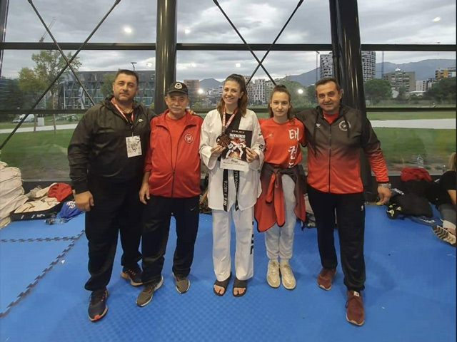 Χάλκινο μετάλλιο για την Ειρήνη Ντόβα στο πανευρωπαϊκό G2 Open Taekwondo Tournament
