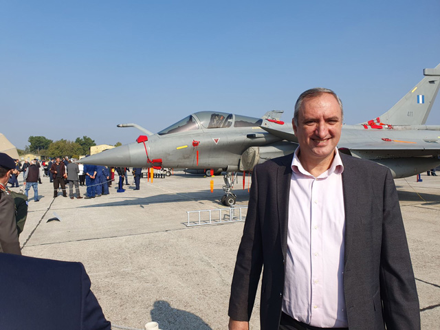 Ο Δήμαρχος Τυρνάβου Γιάννης Κόκουρας στην γιορτή της Πολεμικής Αεροπορίας στην 110 ΠΜ