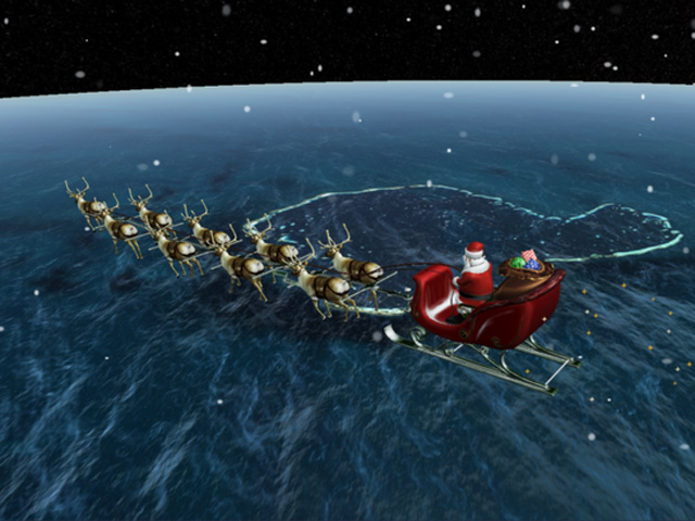 Ο Άγιος Βασίλης απογειώθηκε και ξεκίνησε το ταξίδι του (Live Santa Tracker)