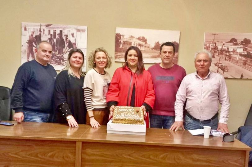 Έκοψε πίτα το Συμβούλιο της Δημοτικής Κοινότητας Αμπελώνα