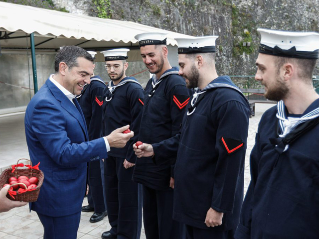 Tον Ναυτικό Σταθμό Κέρκυρας επισκεύτηκε ο Πρόεδρος του ΣΥΡΙΖΑ, Αλέξης Τσίπρας