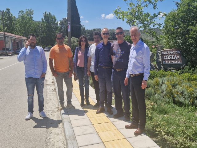 Ο Δήμαρχος Τεμπών επισκέφθηκε και ενημερώθηκε για την πρόοδο των εργασιών στην Όσσα
