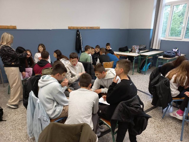 Δράση ευαισθητοποίησης του Κέντρου Κοινότητας Δήμου Τυρνάβου στο 1ο Γυμνάσιο Τυρνάβου
