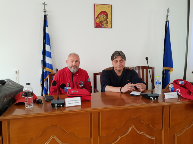 Ημερίδα ενημέρωσης εργαζομένων Αμαξοστασίου Δήμου Τυρνάβου για πρώτες βοήθειες