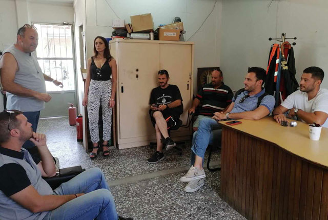Λαϊκή Συσπείρωση Τυρνάβου: Επίσκεψή στο Αμαξοστάσιο και συνάντηση με τους εργαζόμενους