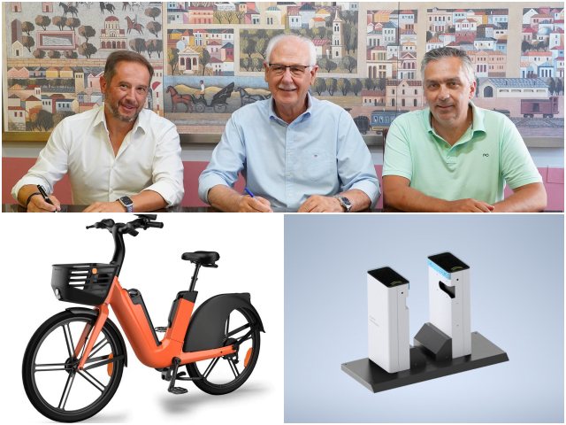 Εγκατάσταση 55 κοινόχρηστων ηλεκτρικών ποδηλάτων στη Λάρισα