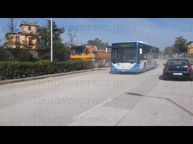 Ξεκίνησαν τα δρομολόγια του αστικού στο δρόμο Λάρισας – Γιάννουλης (βίντεο) – Εντός της ημέρας τα ΙΧ