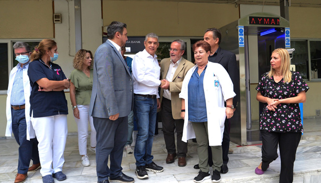 Επίσκεψη Κ. Αγοραστού στο Γενικό Νοσοκομείο Λάρισας
