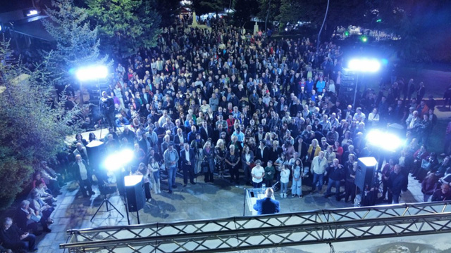 “Βούλιαξε” η Κεντρική Πλατεία Γρεβενών στην κεντρική προεκλογική ομιλία του Κυριάκου Ταταρίδη