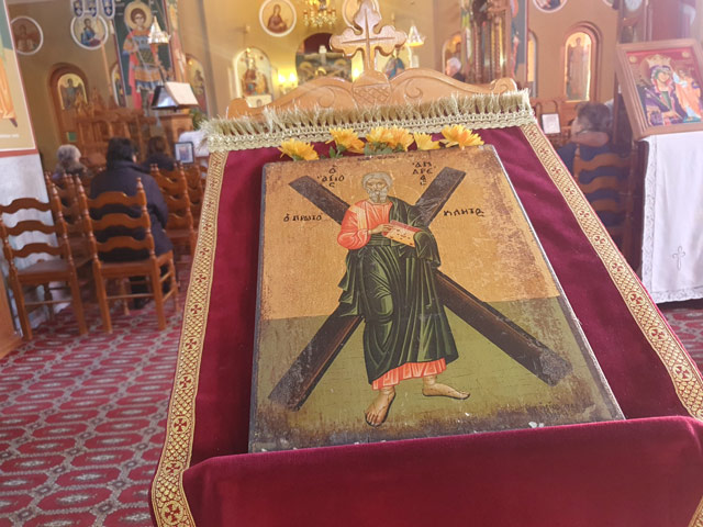 Του Αγίου Ανδρέα η Θεία Λειτουργία υπέρ ΑΣΕΠΟΠ Τυρνάβου