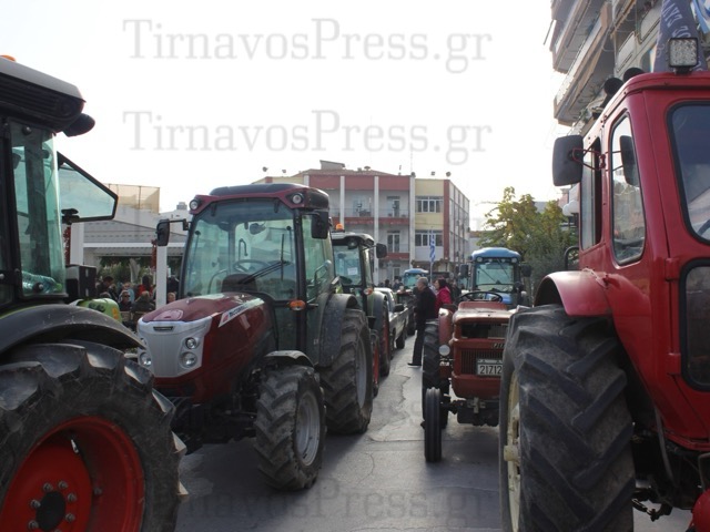 Κάλεσμα των Αγροτικών Συλλόγων Δήμου Τυρνάβου στην πανελλαδική σύσκεψη την Κυριακή 10 Δεκέμβρη