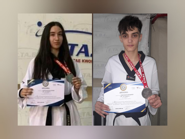 ΓΕΛ Τυρνάβου: Συγχαρητήρια στην Χατζή Ευαγγελία-Άρτεμι και τον Κωνσταντά Θεόδωρο για τις επιτυχίες τους στο πρωτάθλημα ΕΤΑΒΕ