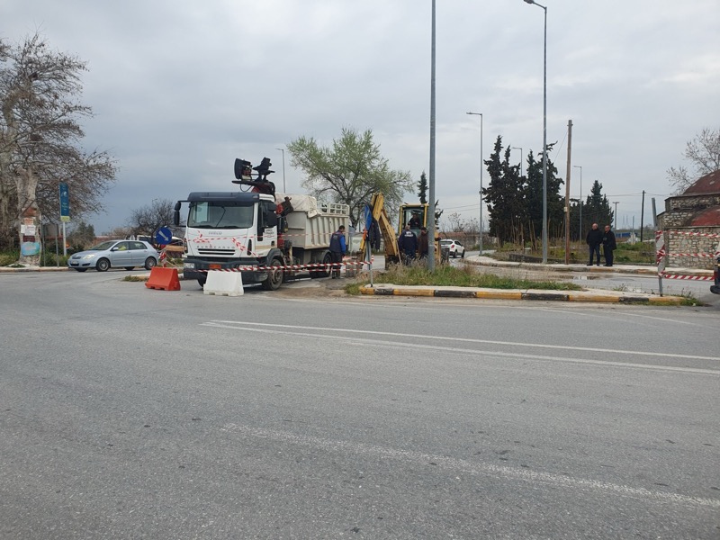 Κανονικά η κυκλοφορία των οχημάτων στον δρόμο Τυρνάβου Αμπελώνα
