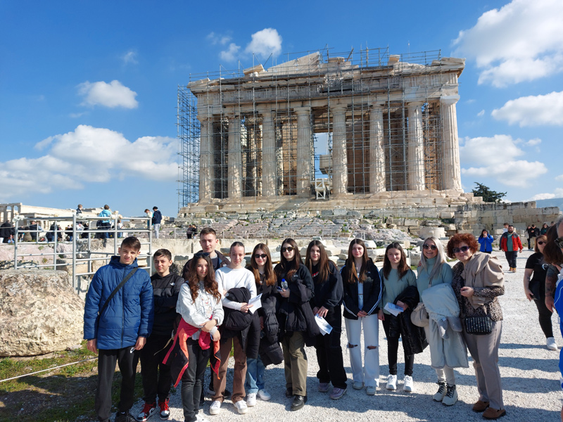 Εκπαιδευτική επίσκεψη 9ου Γυμνασίου Λάρισας στην Αθήνα