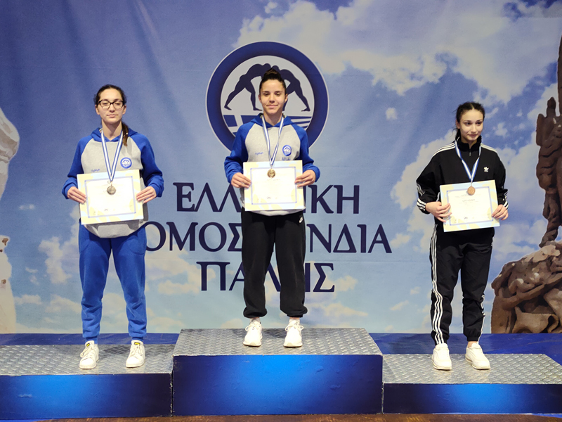 Με μετάλλια επέστρεψε ο Α.Σ Αχιλλέας Τυρνάβου από το Πανελλήνιο πρωτάθλημα πάλης