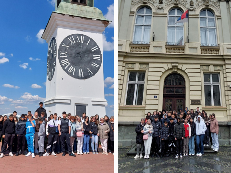 Εκπαιδευτική επίσκεψη 9ου Γυμνασίου Λάρισας στο Βελιγράδι-Νόβισαντ