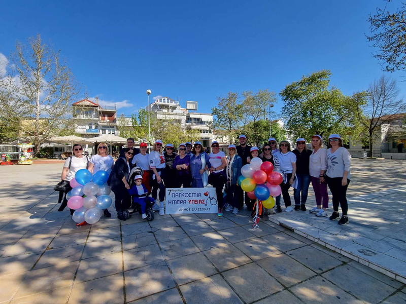 Δήμος Ελασσόνας: «Με τη συμμετοχή δεκάδων πολιτών γιορτάστηκε η Παγκόσμια Ημέρα Υγείας»