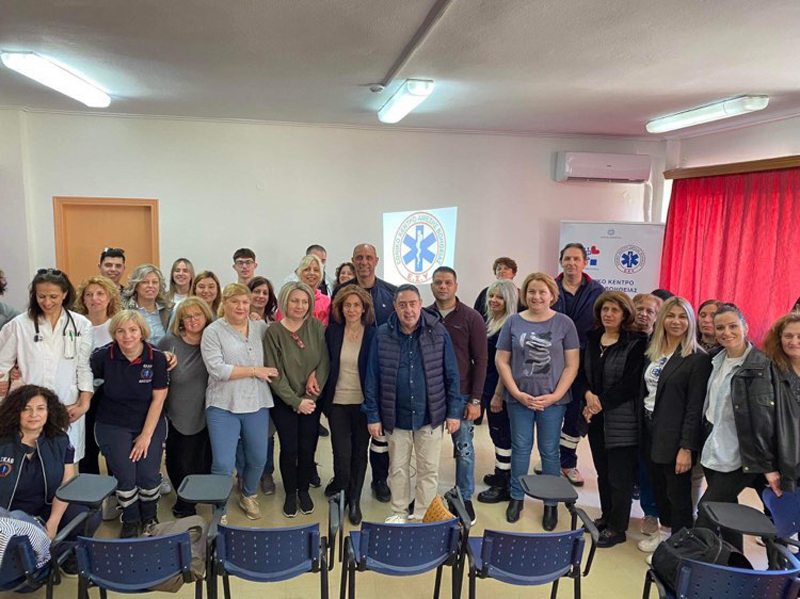 Σεμινάριο πρώτων βοηθειών στο Κέντρο Υγείας Τυρνάβου